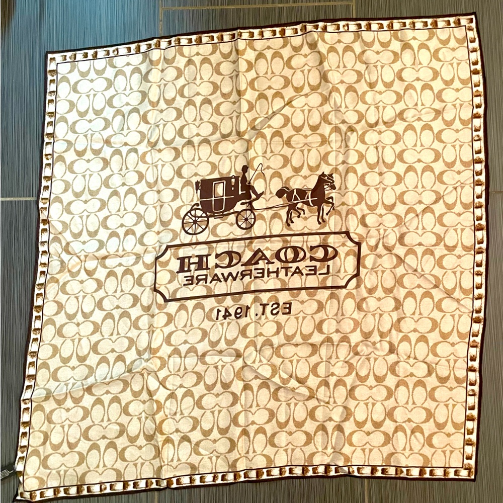 Coach scarf
